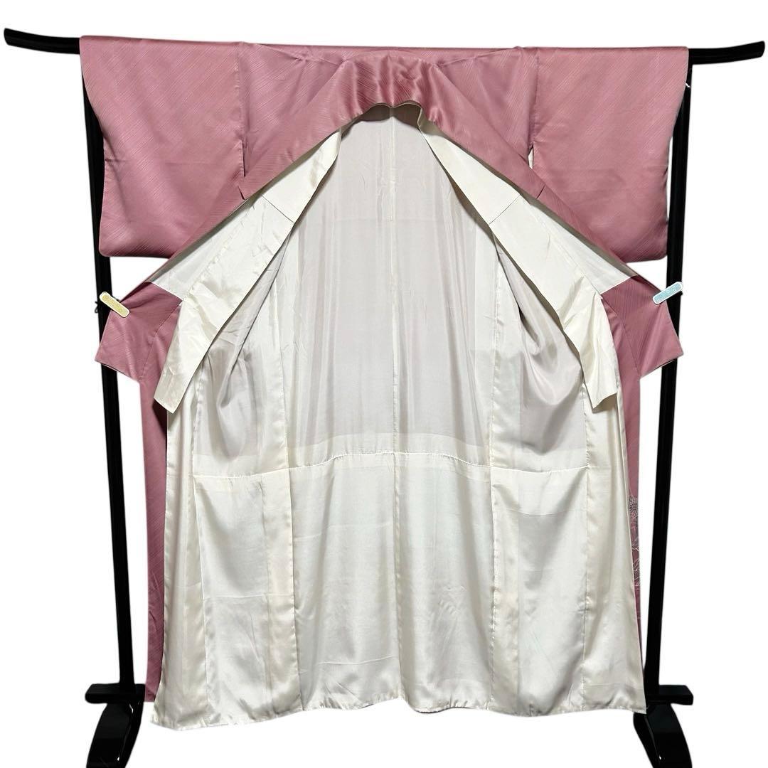 る*♡様 美品　袷　正絹　3つ紋　蘇州刺繍　駒刺繍　相良刺繍　色留袖　フルセット