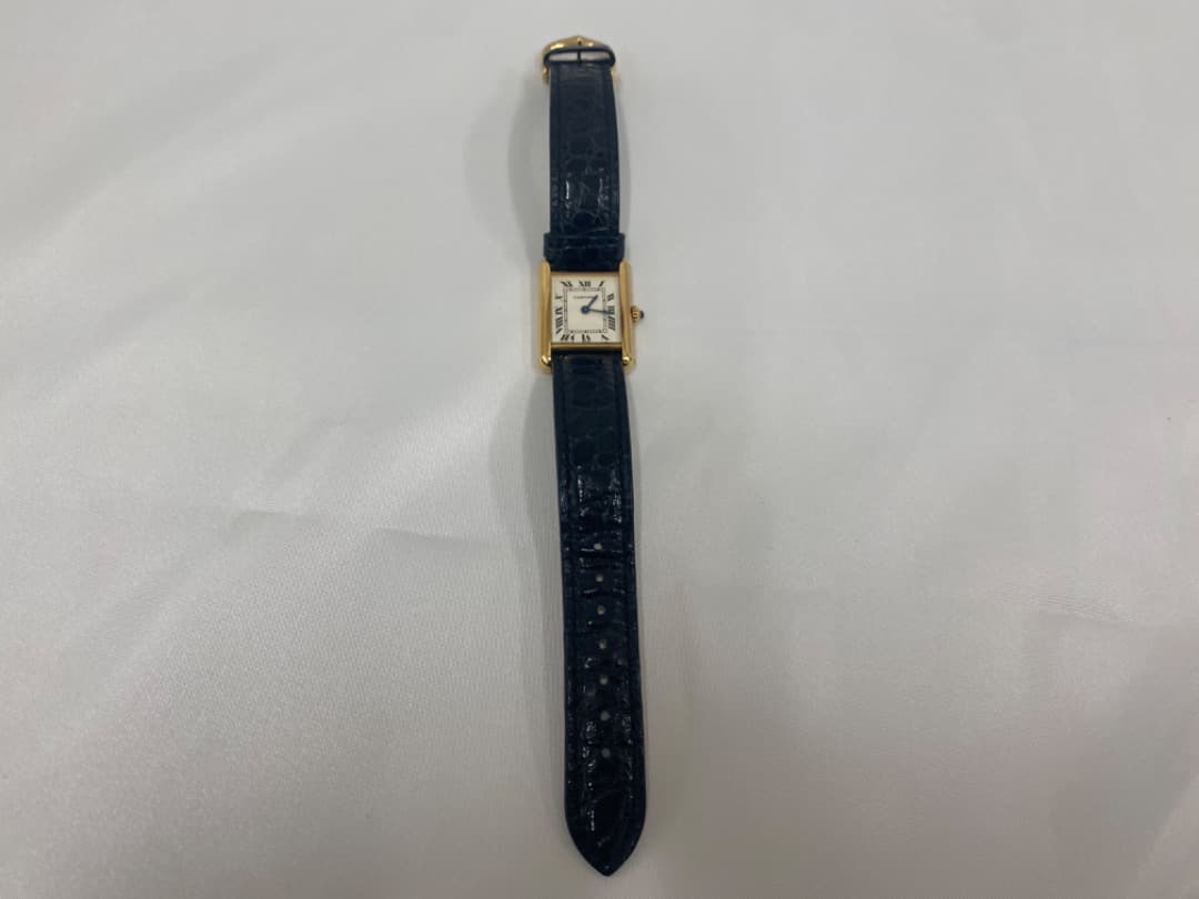 5日まで限定値下げ カルティエ タンク ルイ カルティエ MM YG 手巻き