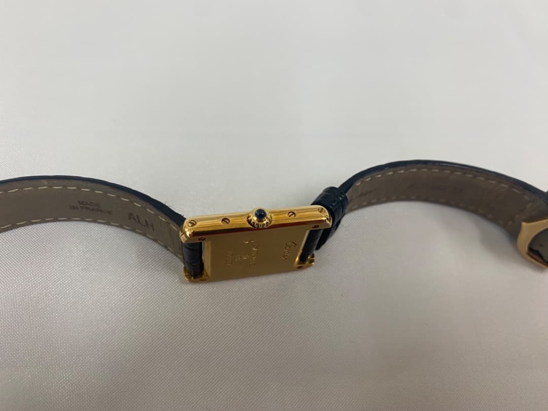 5日まで限定値下げ カルティエ タンク ルイ カルティエ MM YG 手巻き