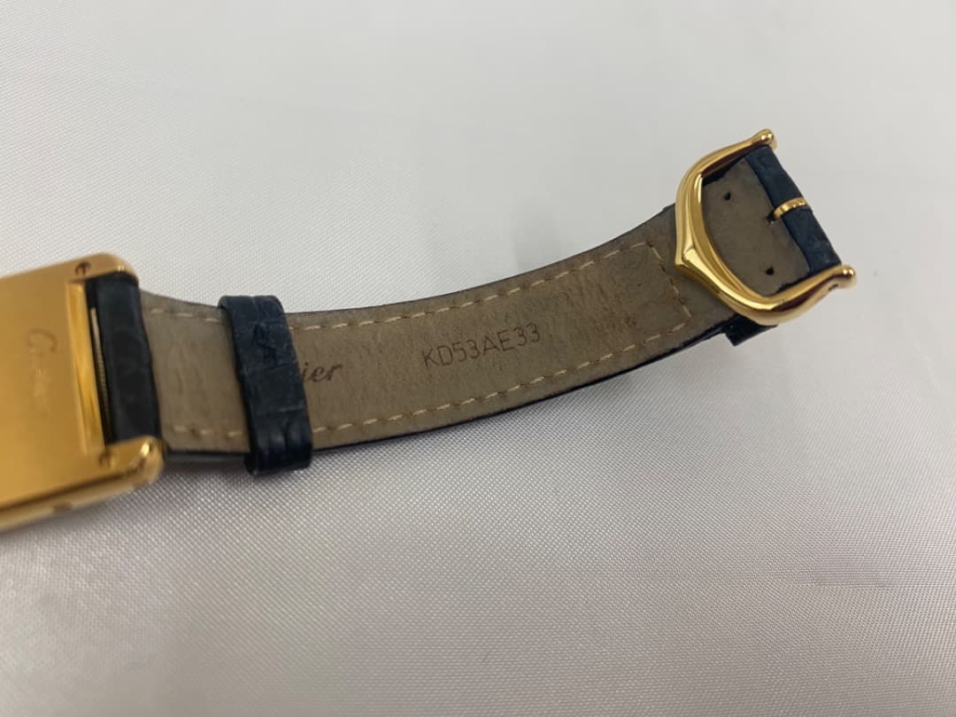 5日まで限定値下げ カルティエ タンク ルイ カルティエ MM YG 手巻き