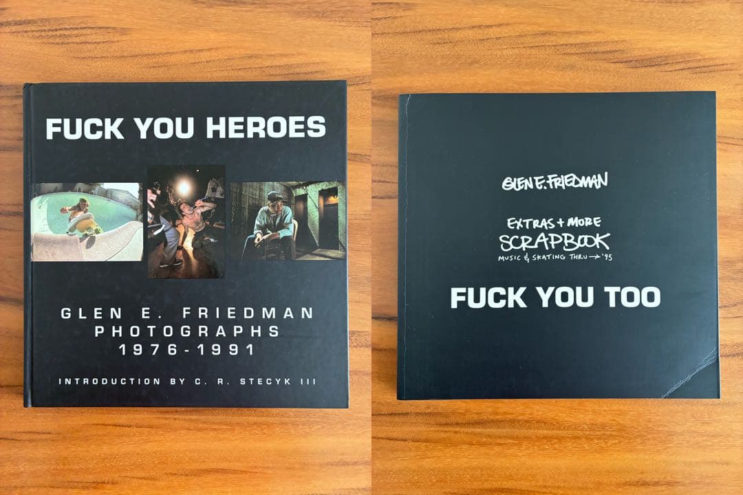 GLEN E. FRIEDMAN写真集2冊セット FUCK YOU HEROES