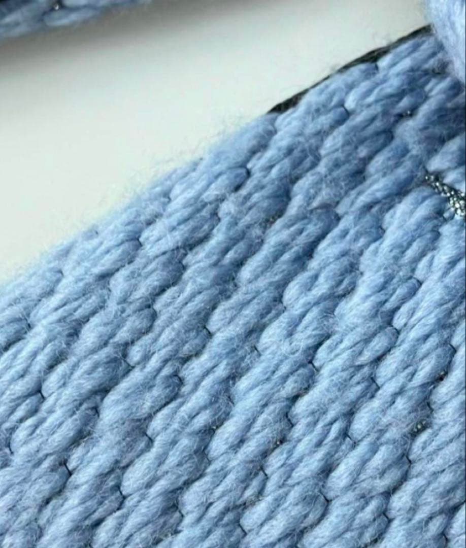 ルイヴィトン エシャルプ・ロゴマニア シャイン ライトブルー マフラー