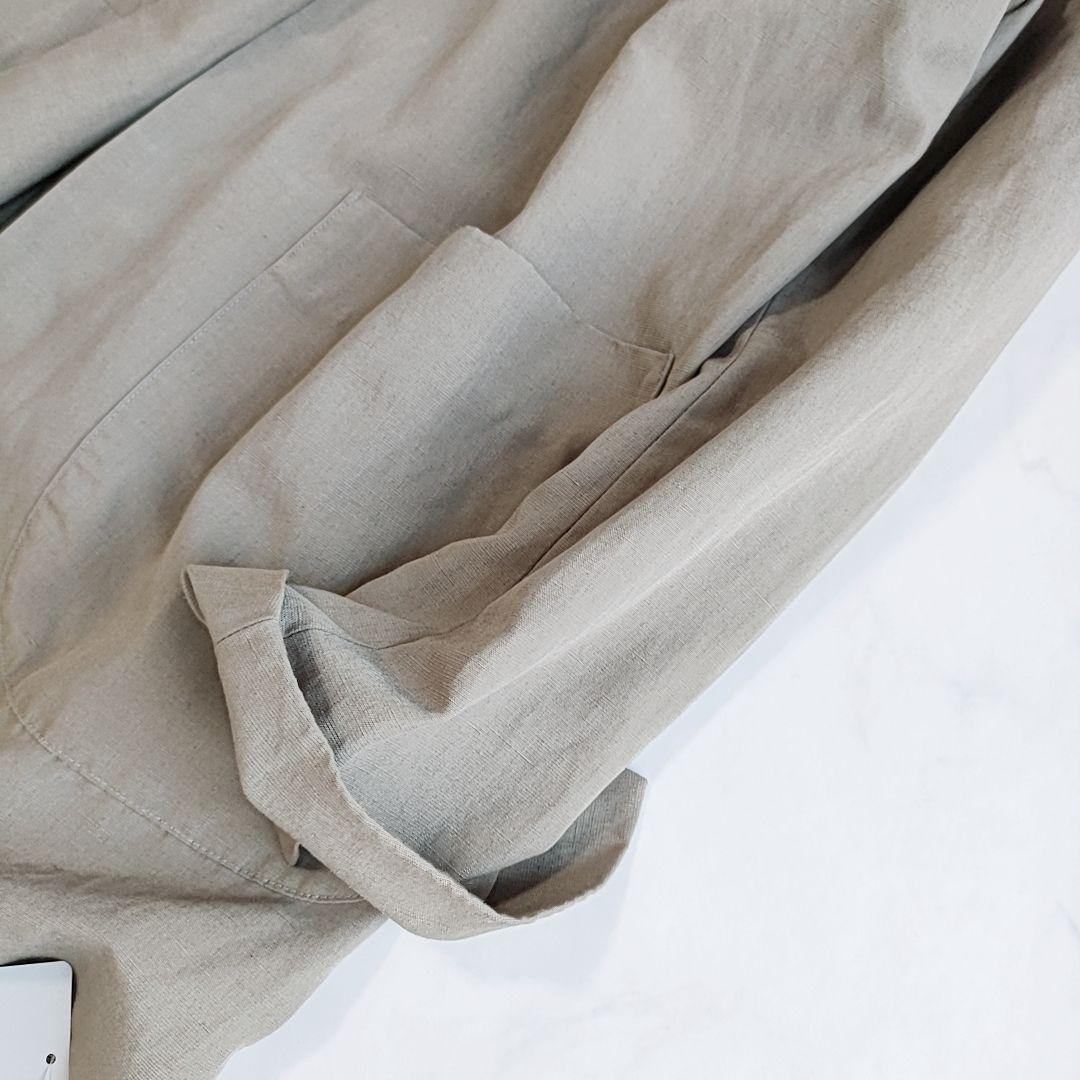 【Rose*】新品✨スローブイエナ リネン混 ノーカラージャケット