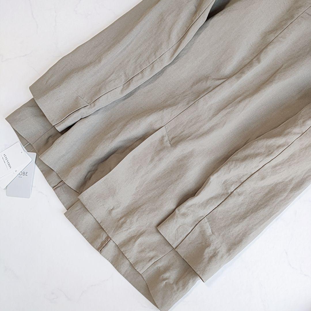 【Rose*】新品✨スローブイエナ リネン混 ノーカラージャケット