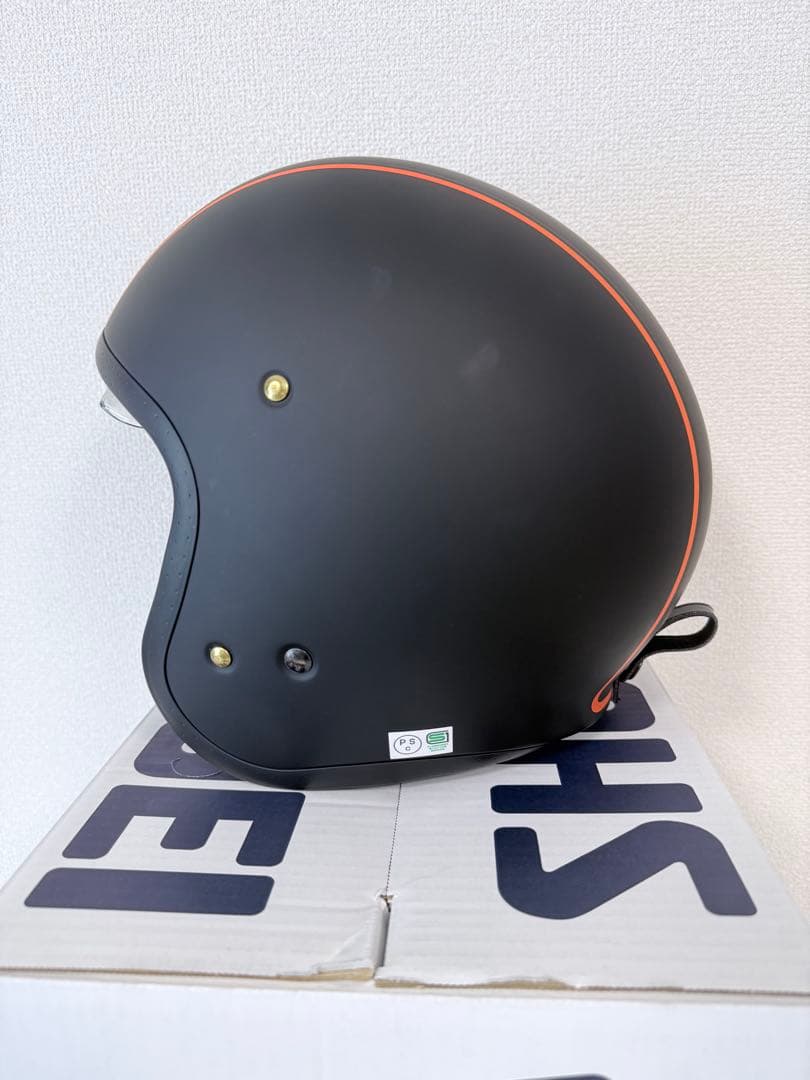 SHOEI J•O キャブレター マットブラック／オレンジ Sサイズ