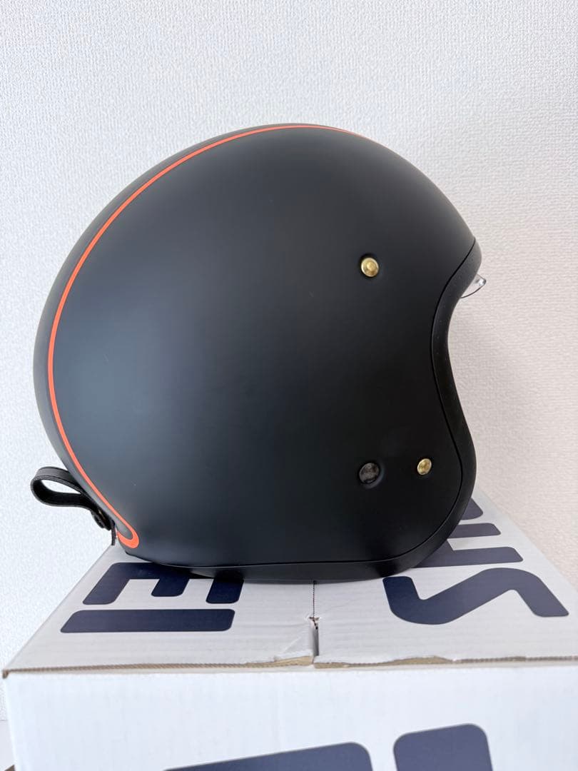 SHOEI J•O キャブレター マットブラック／オレンジ Sサイズ