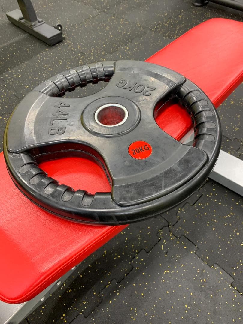 50mm 3グリップラバープレート　20㎏8枚 計　160㎏