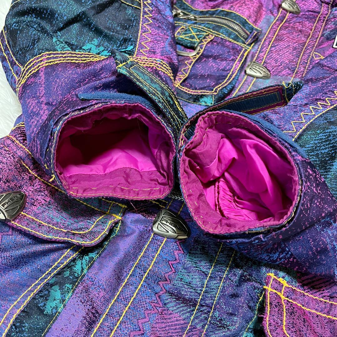 美品 平成レトロ 90's フェニックス スノーウェア上下 スキー スノボ