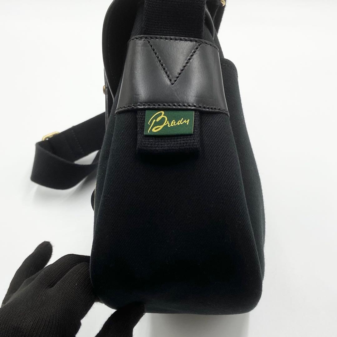 ブレディ　ノーフォーク　ショルダーバッグ　キャンバス　ブラック　イングランド