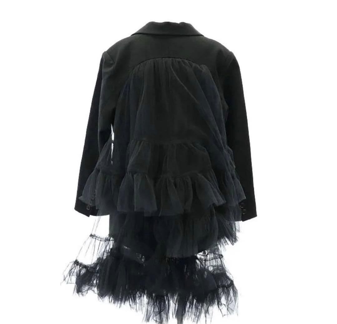 ジャケット・アウター VIVIANO BACK TULLE TRIMMED BLAZER