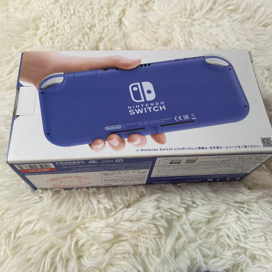 美品★Nintendo Switch Lite 青 ブルー 箱・充電器付き