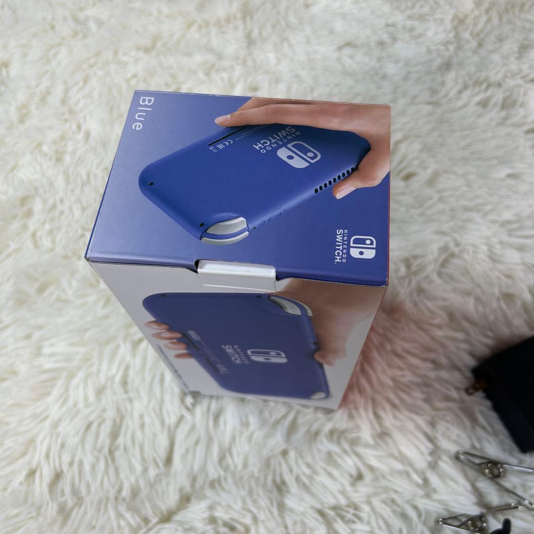 美品★Nintendo Switch Lite 青 ブルー 箱・充電器付き