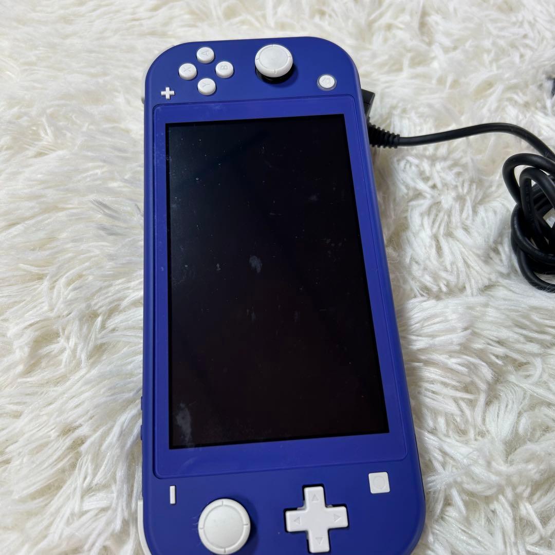 美品★Nintendo Switch Lite 青 ブルー 箱・充電器付き
