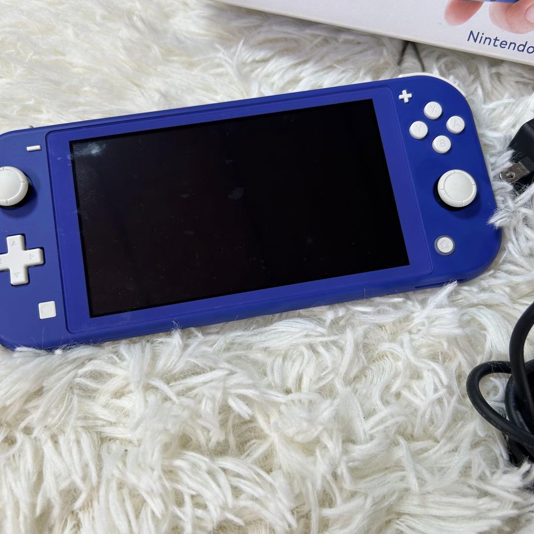 美品★Nintendo Switch Lite 青 ブルー 箱・充電器付き