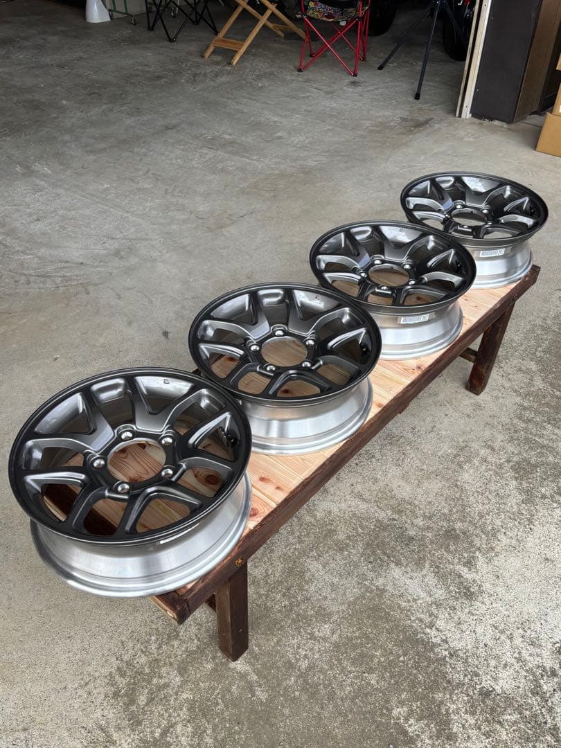 ジムニーJB64 XC純正 16インチ 5スポークアルミホイール