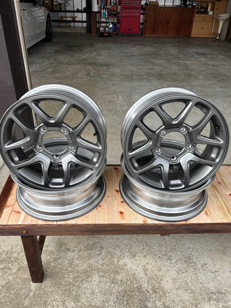 ジムニーJB64 XC純正 16インチ 5スポークアルミホイール