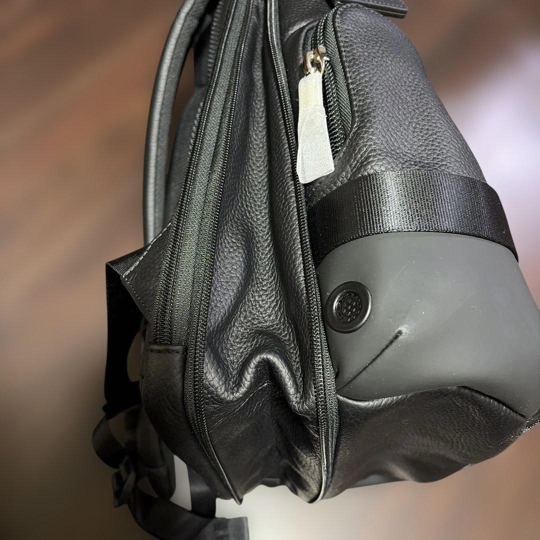 [新品未使用] TUMI ブラック レザー リュック