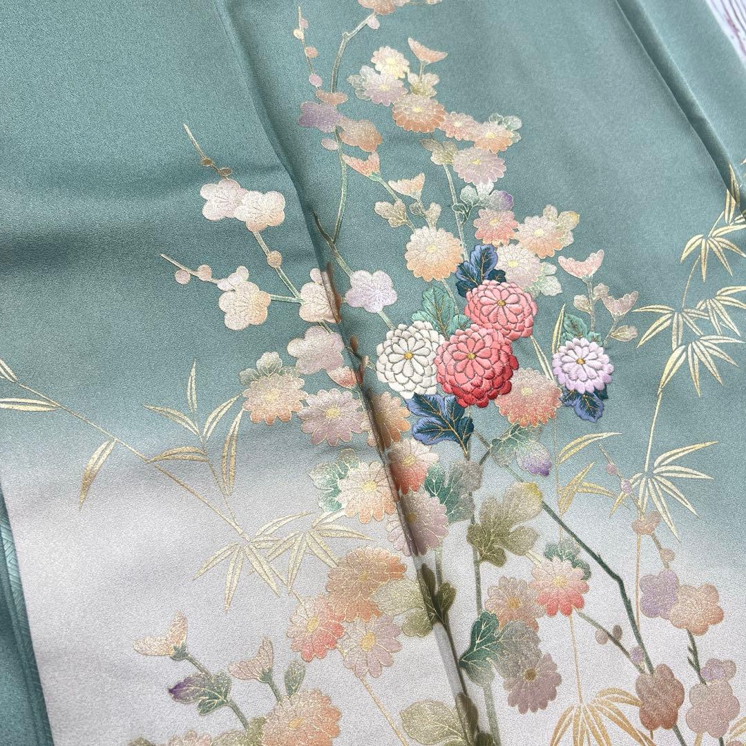 camc　訪問着５点フルセット　袋帯　着物　正絹