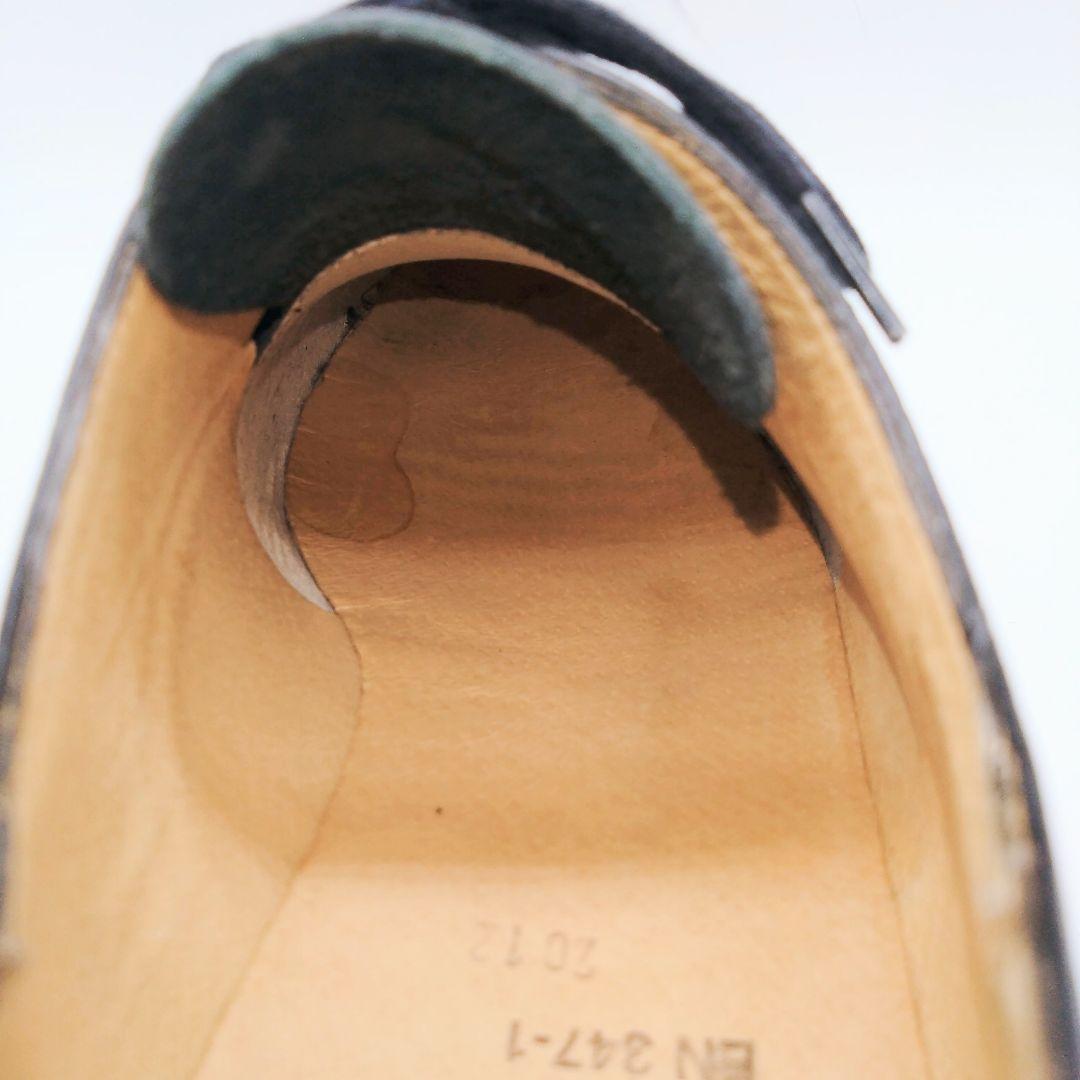 KLEMAN PASTAN ブラック プレーントゥ 41　020