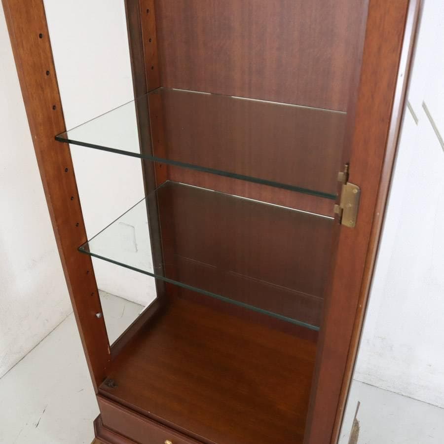 マルニ木工 地中海 キュリオケース64 ガラス製陳列棚 ガラスケース 168cm