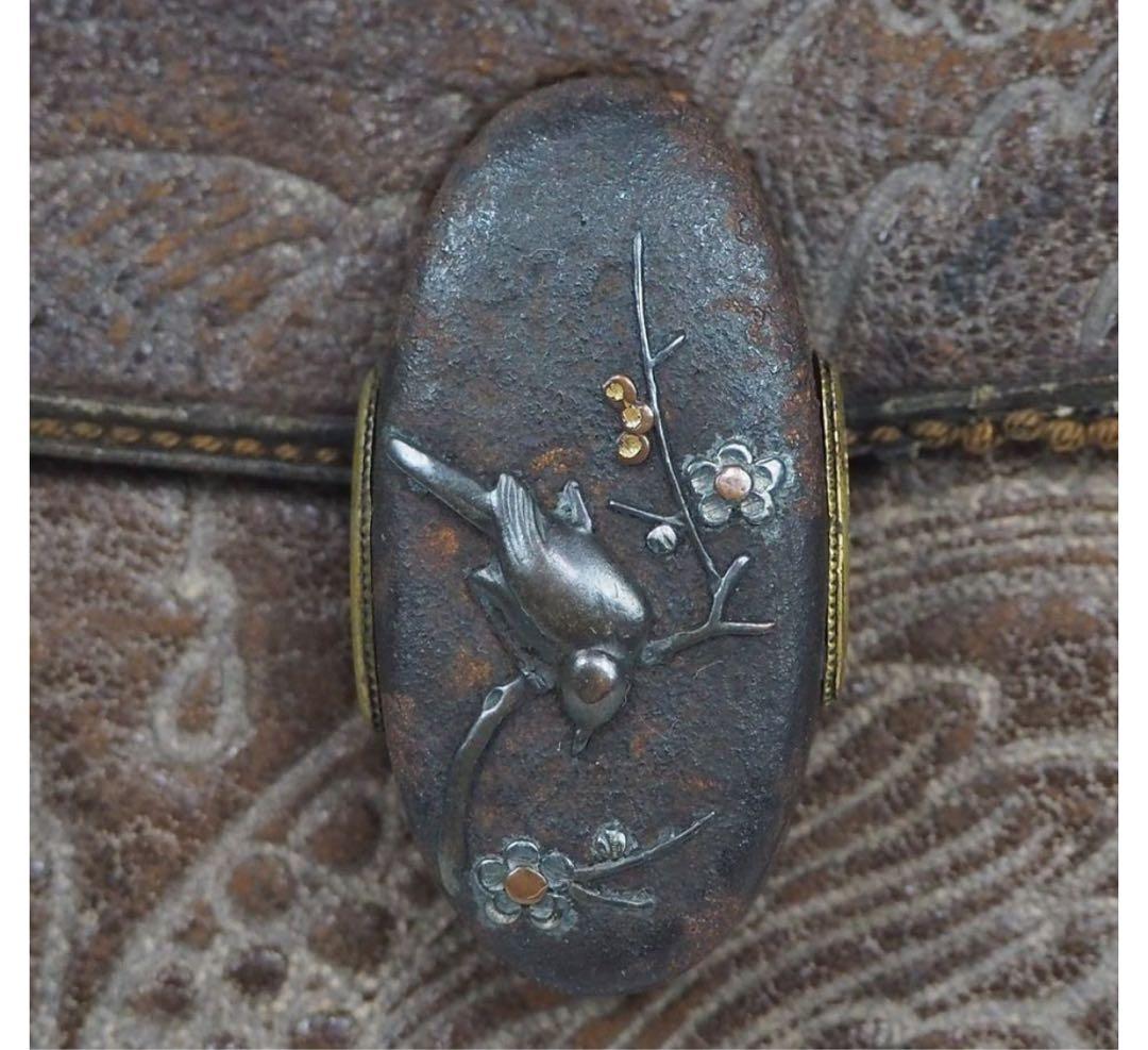 送料無料　上品　喫煙具　純銀製煙管　瑪瑙緒締玉　象嵌金具