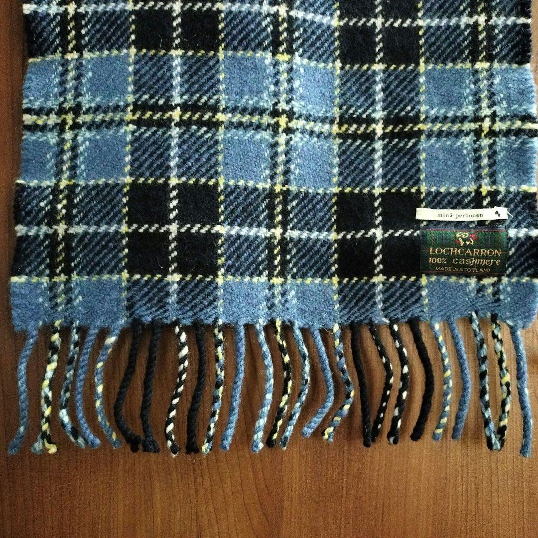 mina perhonen×LOCHCARRON　tartan　マフラー