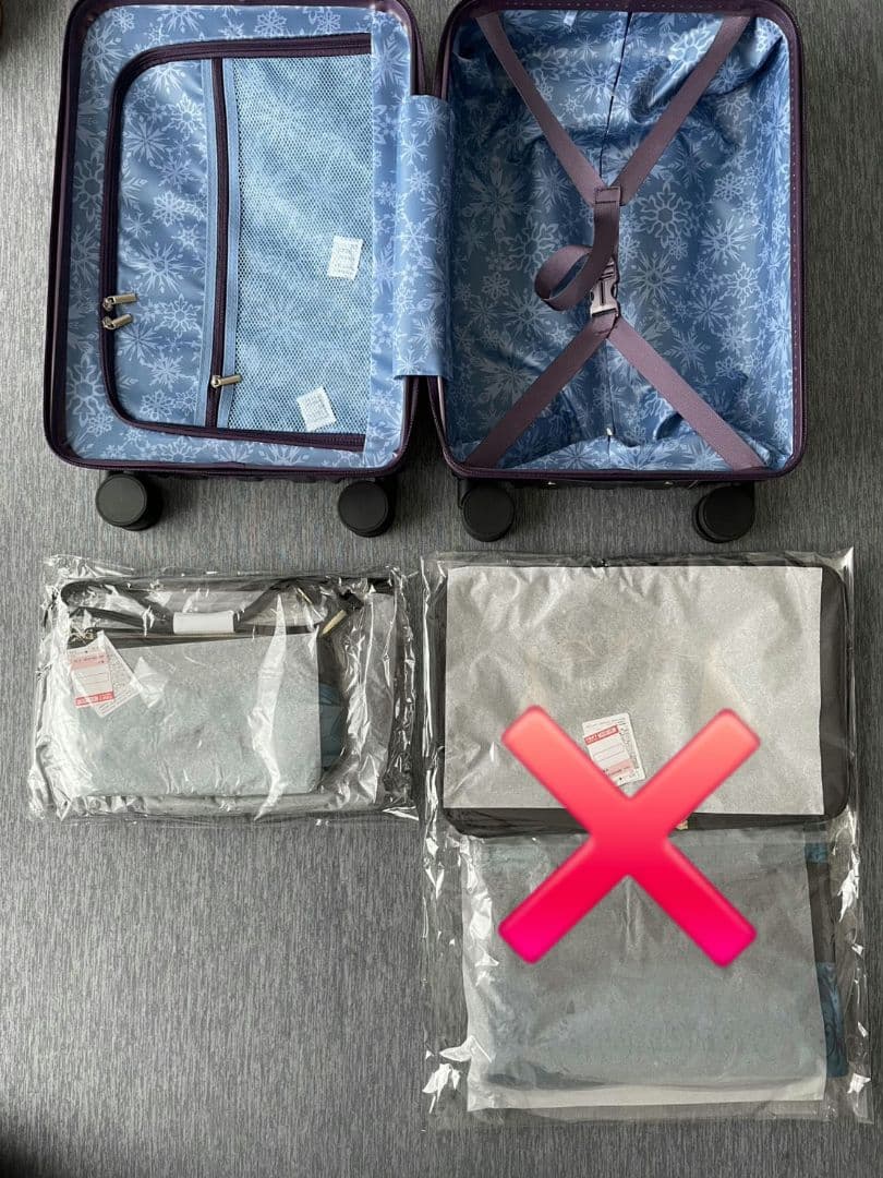 しまむら Disney アナ雪 ハッピーバック キャリーケース