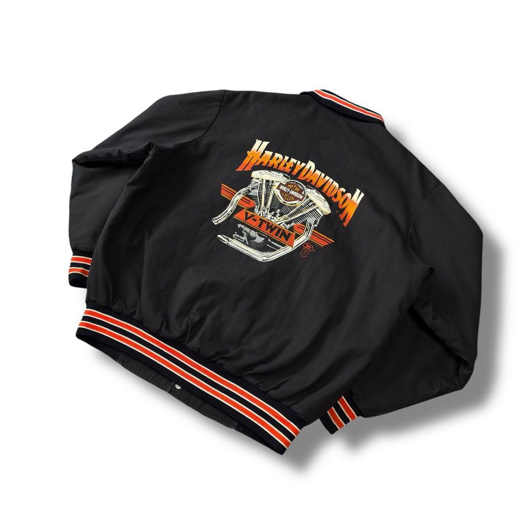 80s USA製 “V-TWIN“スタジャン ジャケット ハーレーダビッドソン
