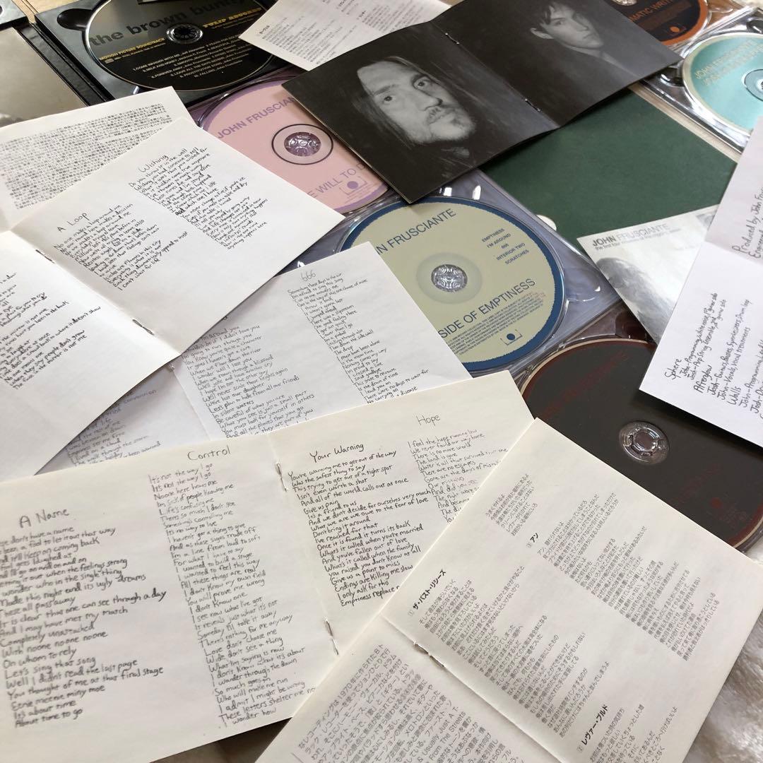 SHM-CD多数John Fruscianteジョンフルシアンテ関連16点セット