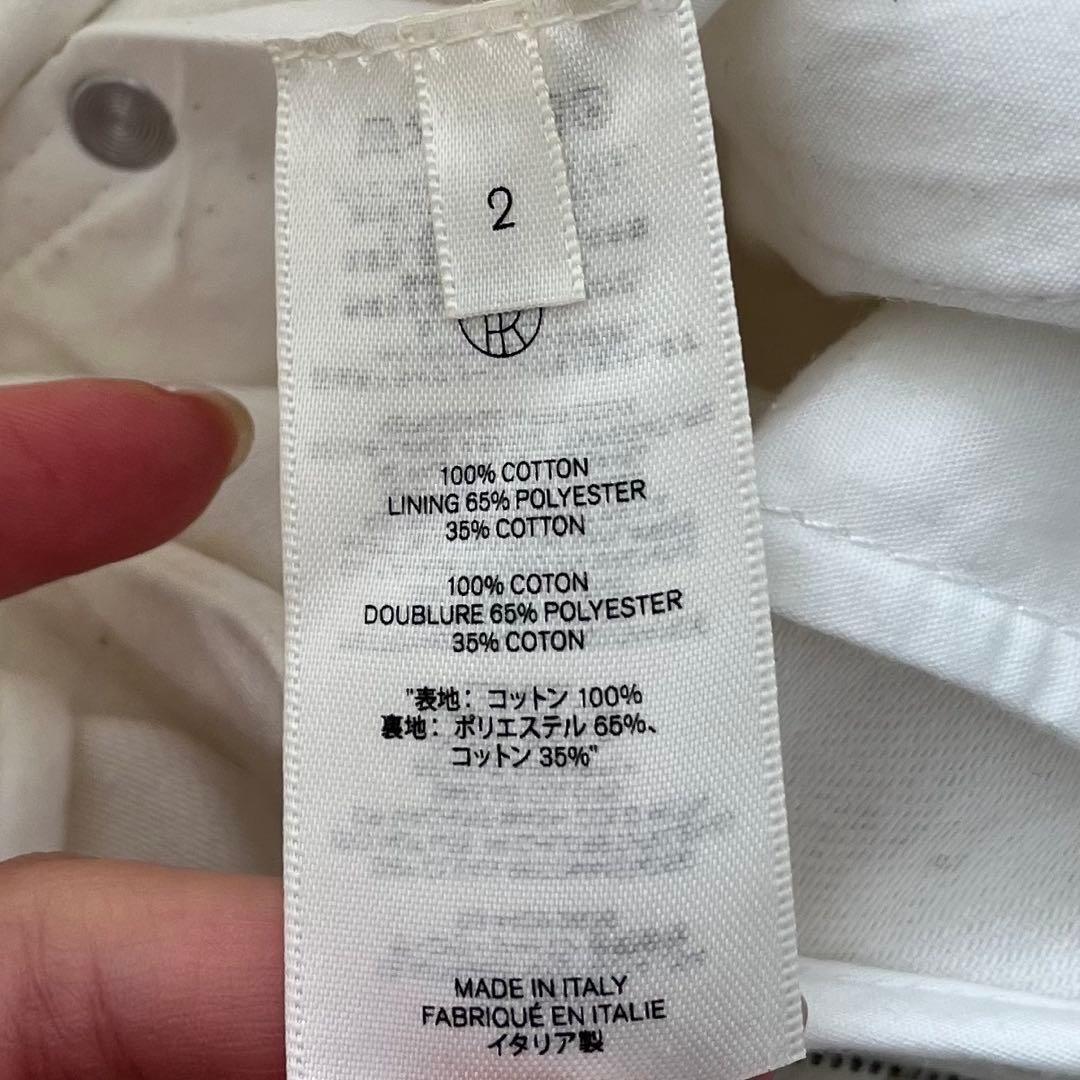 【THE ROW】ホワイトデニムワイドレッグパンツ