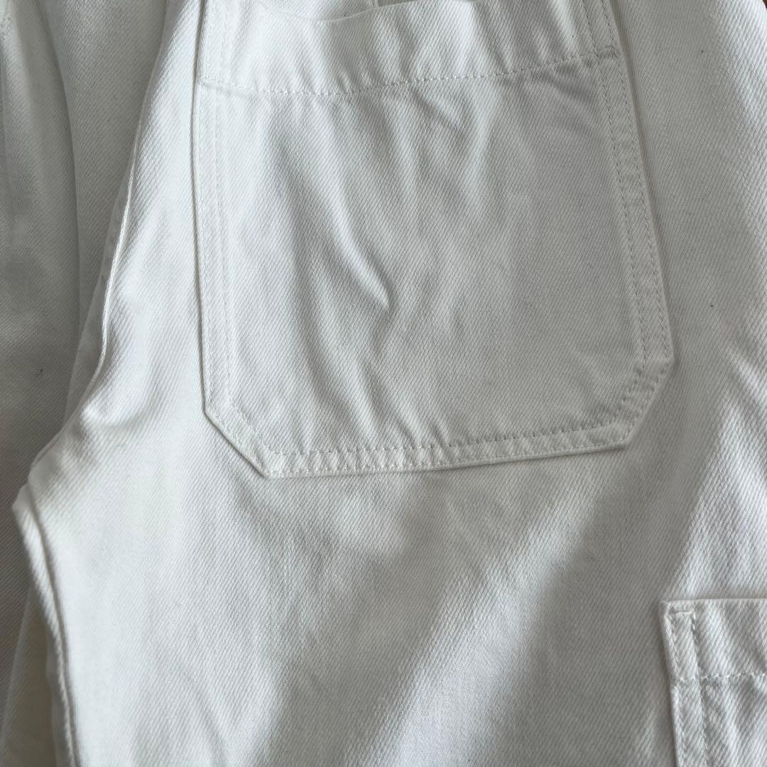 【THE ROW】ホワイトデニムワイドレッグパンツ