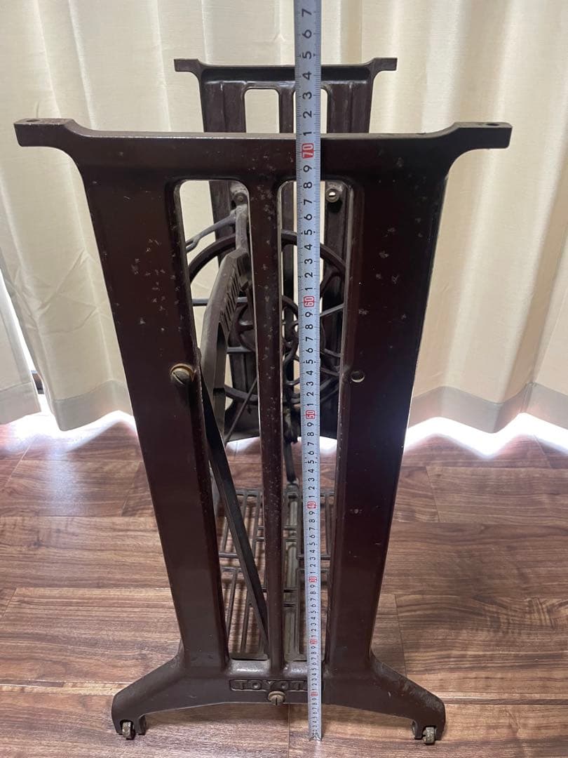 【アンティーク】トヨタ アンティーク テーブル脚 ミシン台