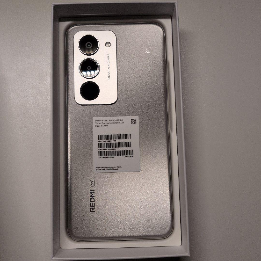 【新品未使用】Xiaomi Redmi15 5g シルバー
