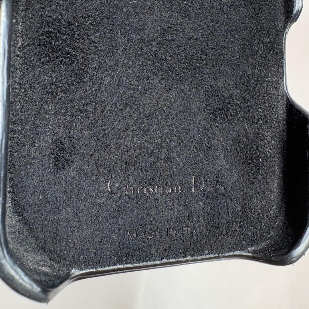 高級✨Dior カナージュ ラムスキン iPhone16pro用ケース ブラック