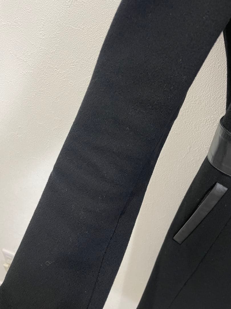 Mackageマッカージュブラック カシミア混ウールコート(xs)ベルト付