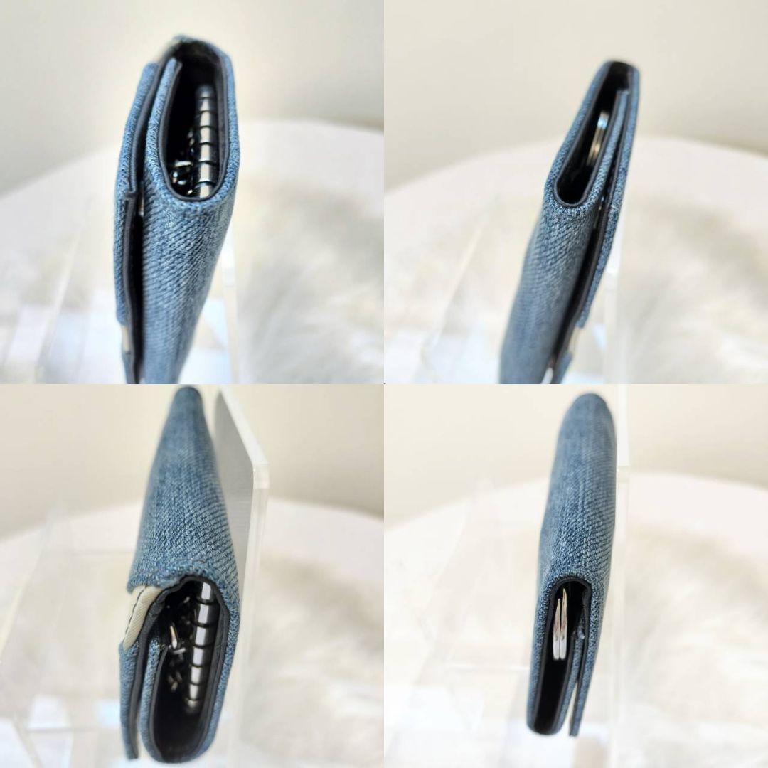 美品 diesel ディーゼル インダストリ デニム キーケース 6連 メンズ