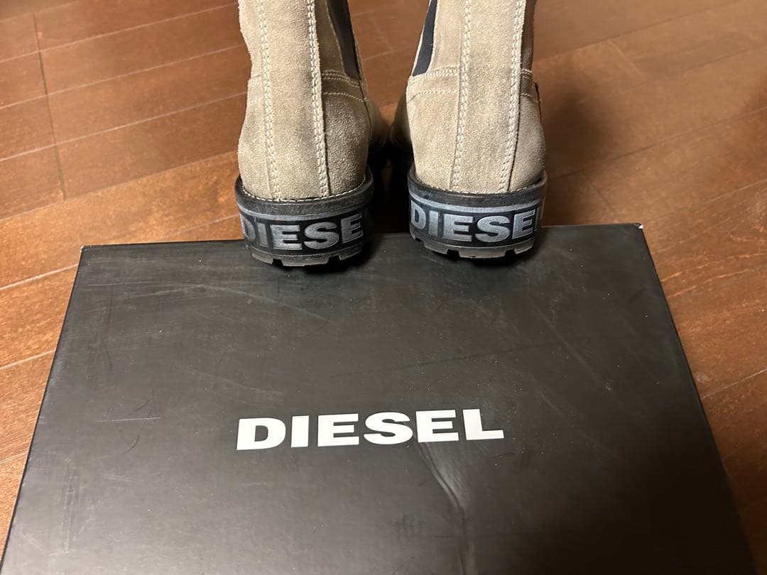 [えいまたさん専用[美品ディーゼル DIESEL ダート加工サイドゴアブーツ