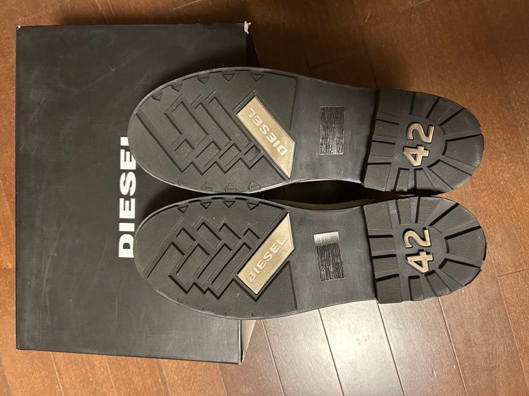 [えいまたさん専用[美品ディーゼル DIESEL ダート加工サイドゴアブーツ