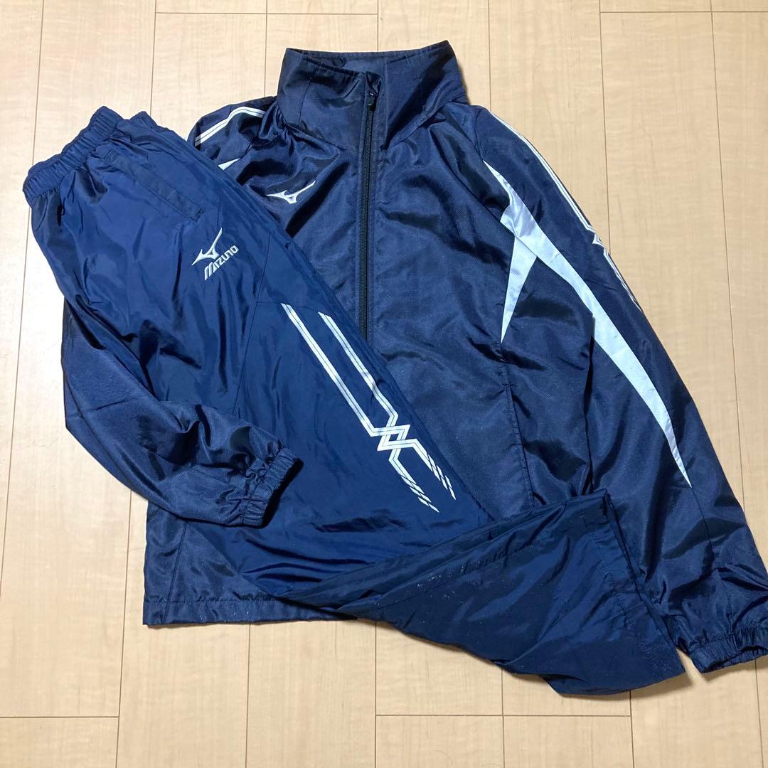 人気✨ミズノ ブレスサーモ ウィンドブレーカー セットアップ XL 刺繍 上下