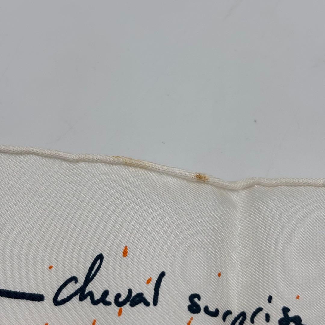 エルメス プチカレ ガウロッシュ 思いがけない馬 シルク ミニスカーフ