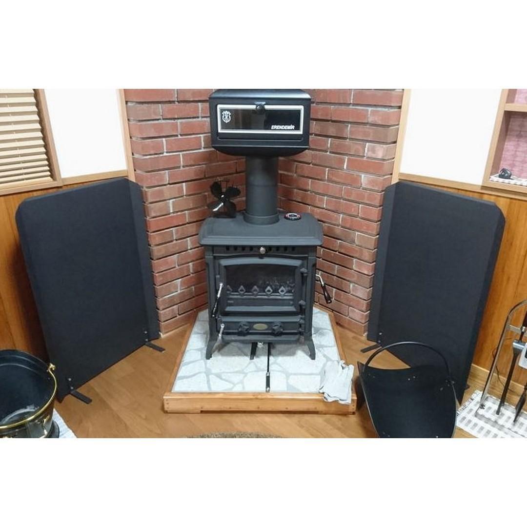 送料込　遮熱板　薪ストーブ　90ｃｍ　ストーブ　yumi's　ヒートシールド