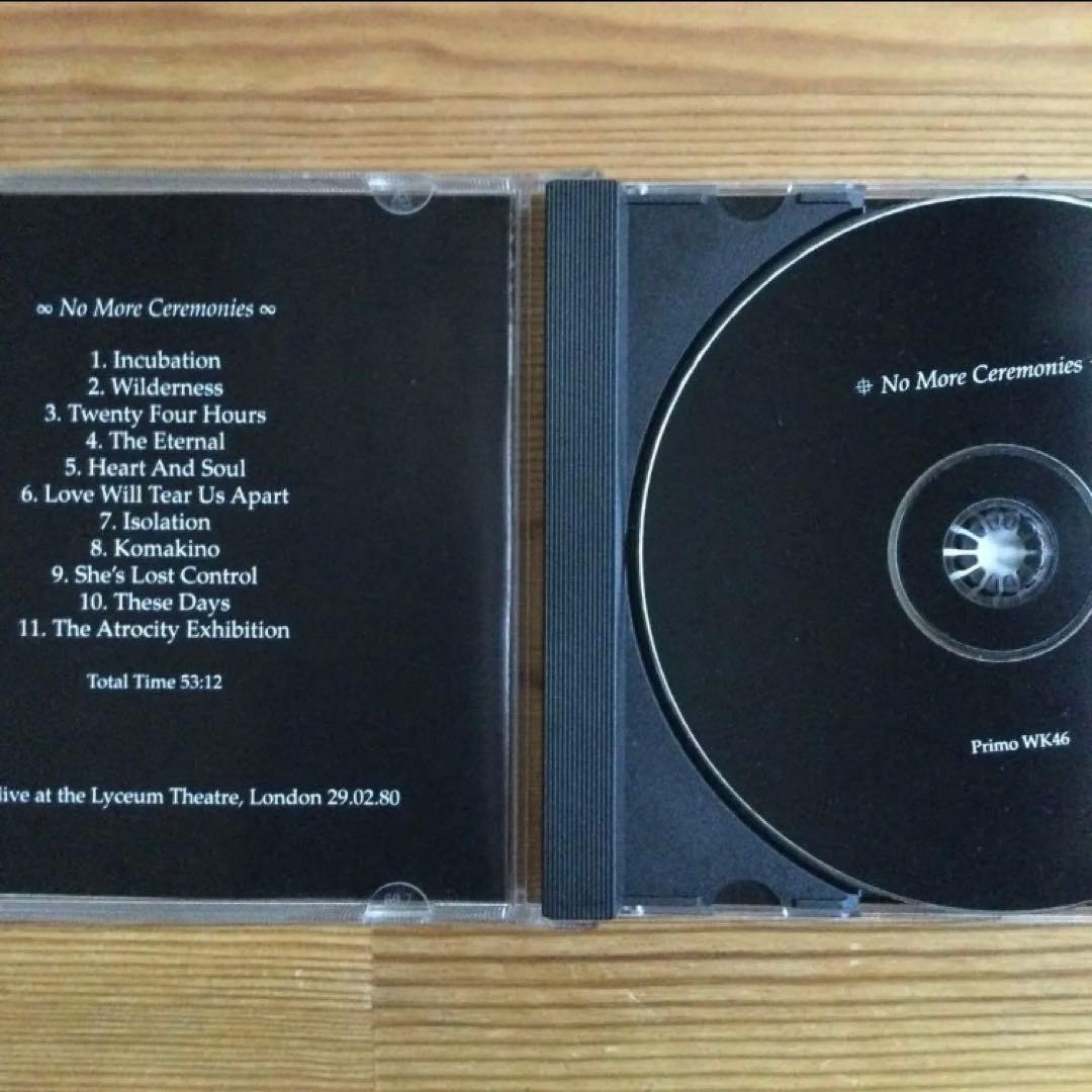 洋楽 Joy Division / No More Ceremonies