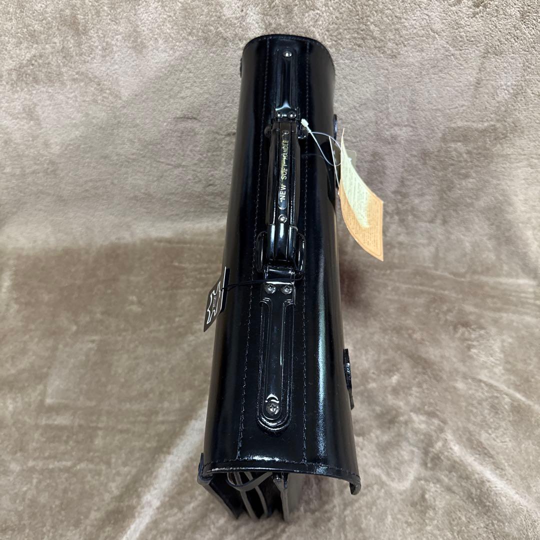 HINOMOTO スクールバッグ 鞄 レザー 黒 レトロ 本革