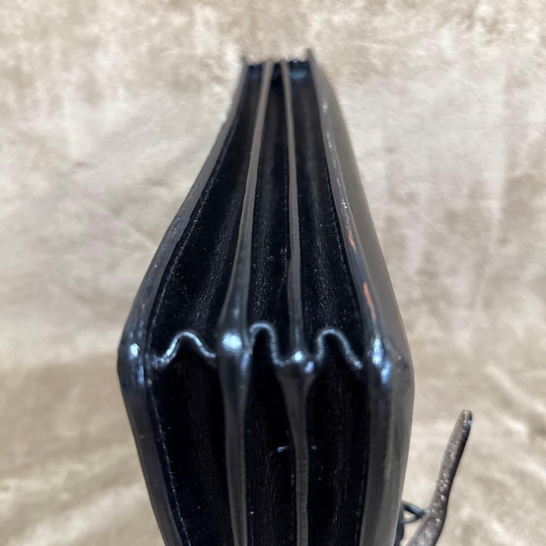 HINOMOTO スクールバッグ 鞄 レザー 黒 レトロ 本革