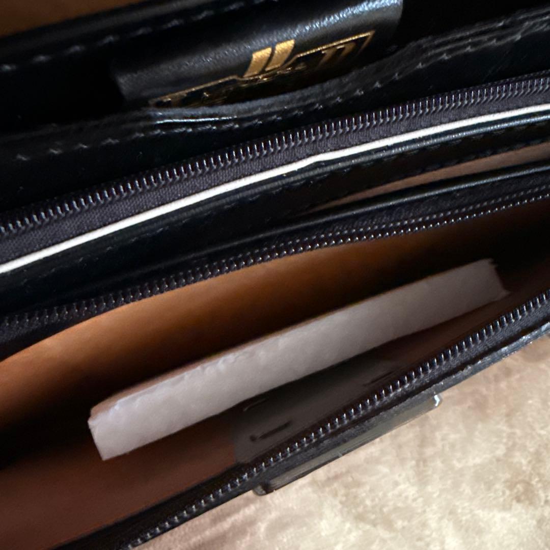 HINOMOTO スクールバッグ 鞄 レザー 黒 レトロ 本革