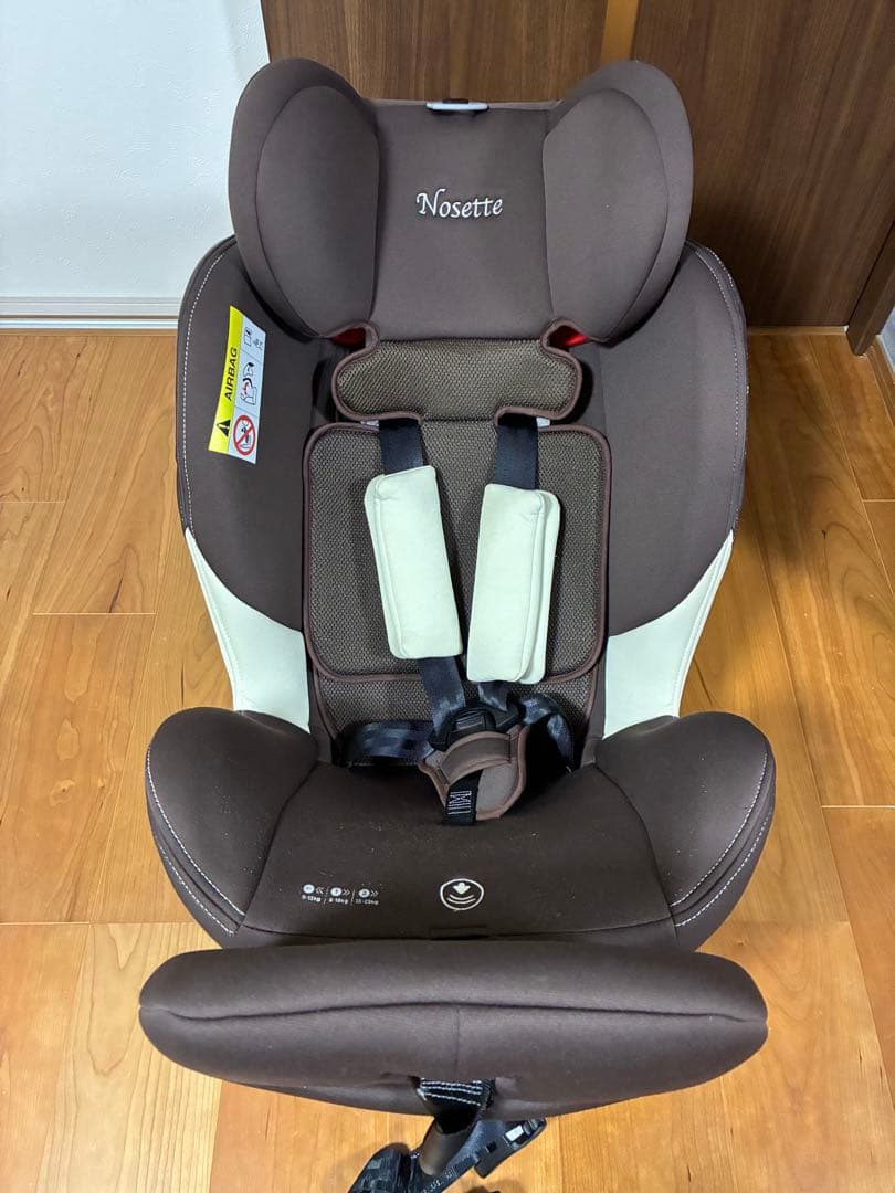 日本育児　ノセッテロング ISOFIX 回転式チャイルドシート新生児〜