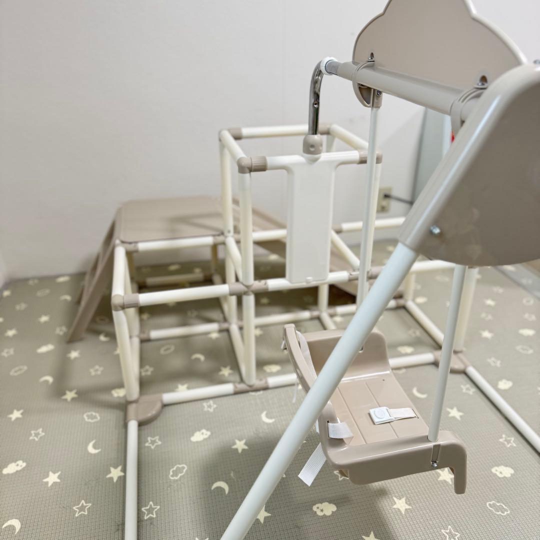 最終価格☆ おりたたみ　わんぱくスライダージム ブランコ付きDX