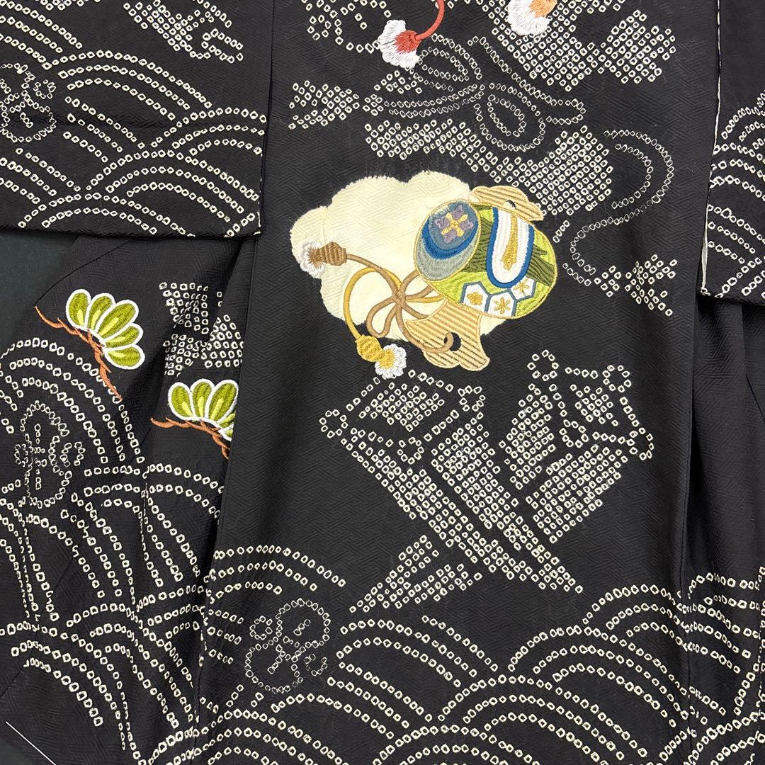 jako特選京友禅絞り染、刺繍美術、桶絞り工芸　新品正絹産着純古典大将兜文