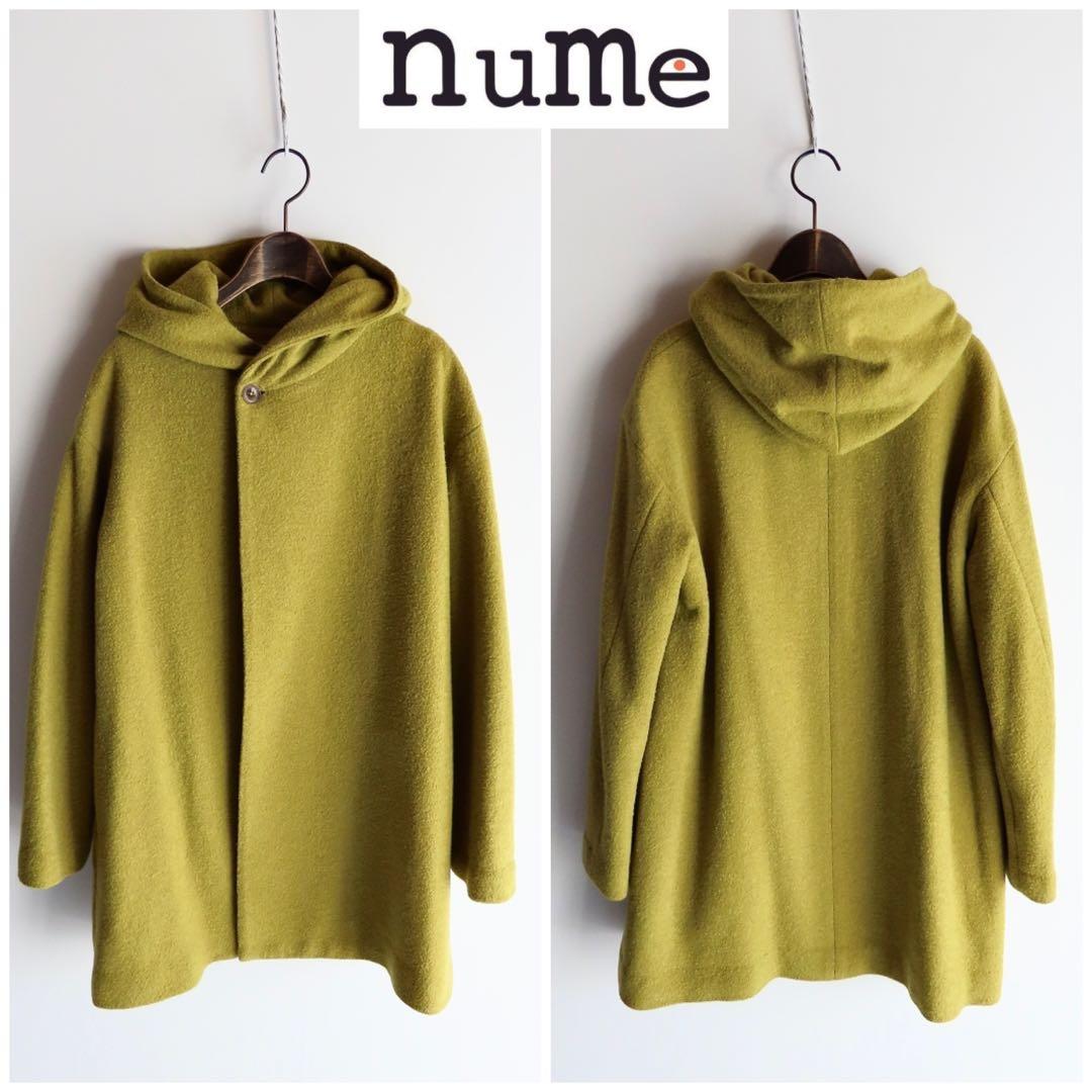 nume ヌメ 起毛ソフトウールフードコート 3 パラスパレス購入