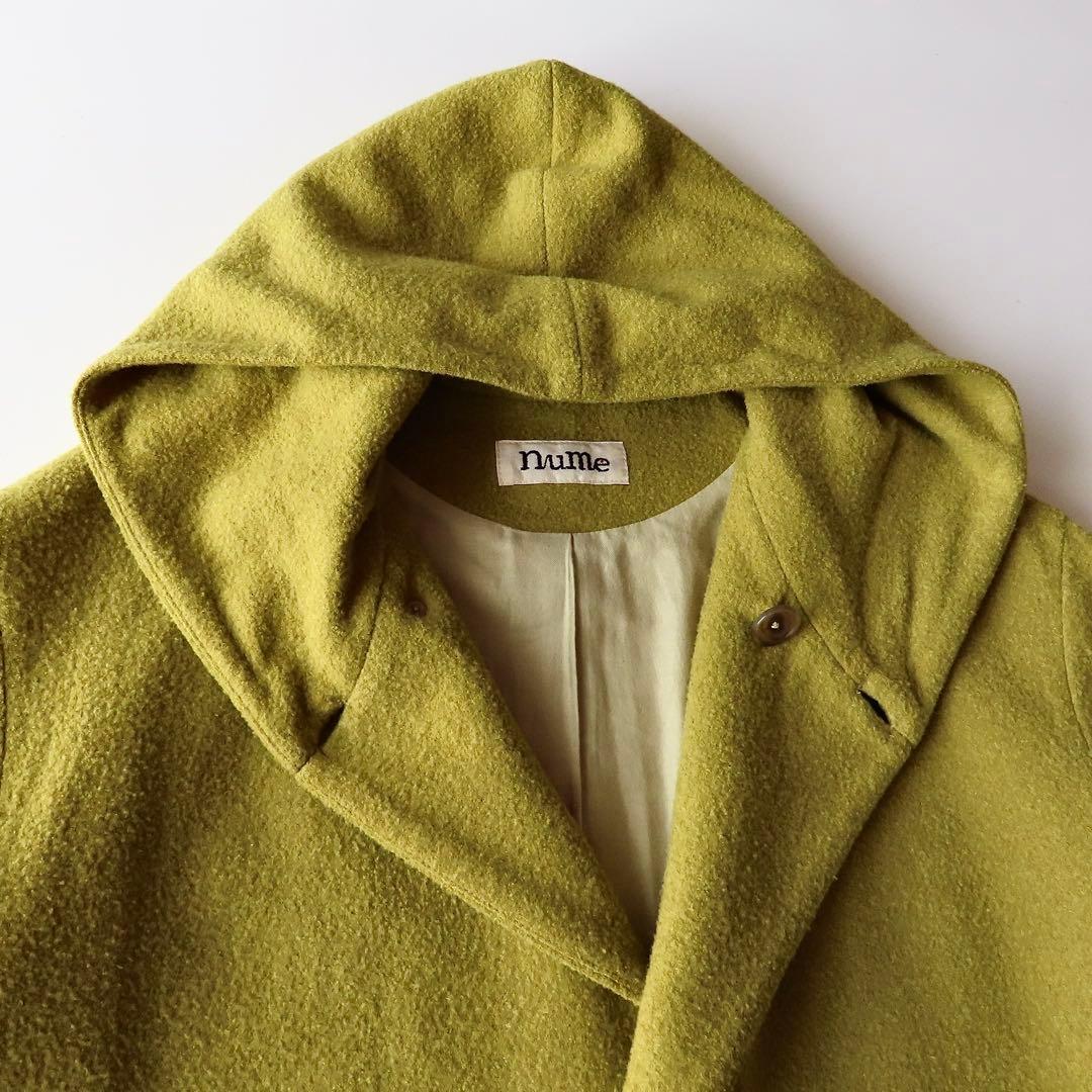 nume ヌメ 起毛ソフトウールフードコート 3 パラスパレス購入